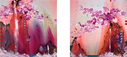 The Healing Bay I & II by Danielle O'Connor Akiyama - Original Painting on Box Canvas sized 48x24 inches. Available from Whitewall Galleries
